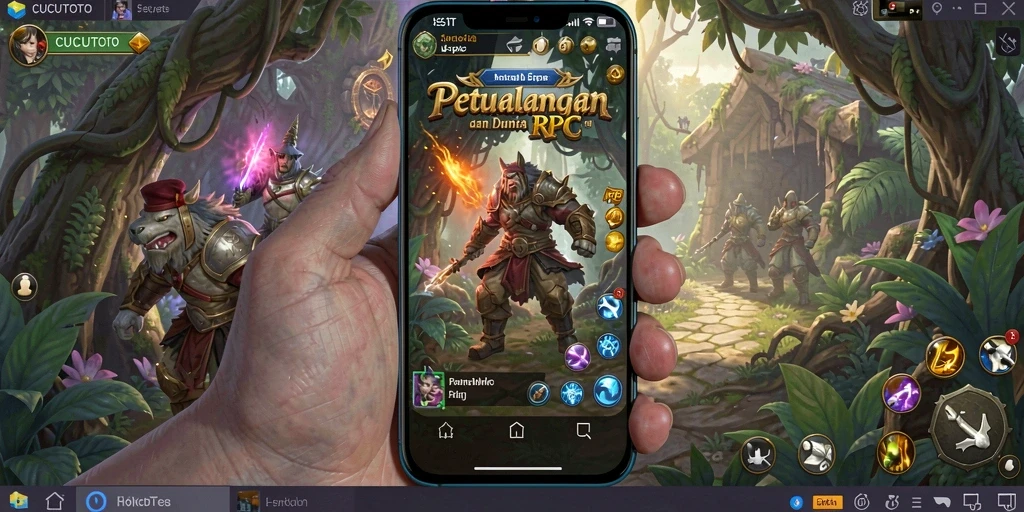 Tampilan gameplay CUCUTOTO yang menarik dan penuh aksi.