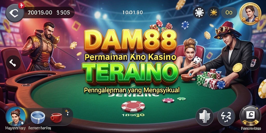 Tangkapan layar gameplay DAM88 yang menunjukkan aksi Kasino yang mendebarkan.