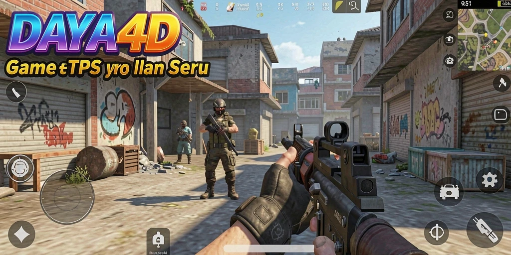 Tampilan gameplay seru dan penuh aksi di DAYA4D.