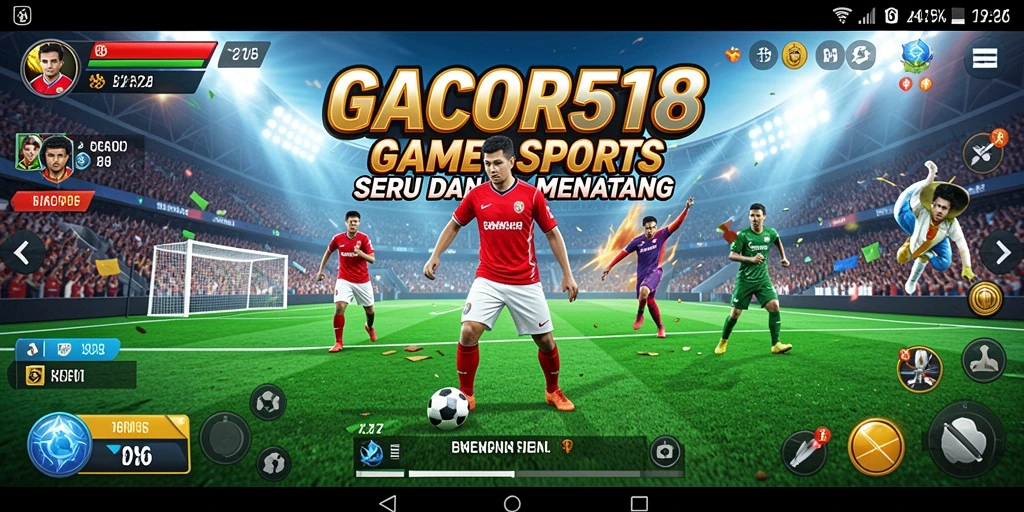 Screenshot gameplay GACOR518 menampilkan aksi seru dalam olahraga.
