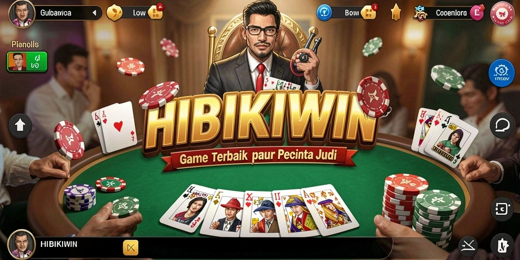 Tampilan gameplay yang mendebarkan dalam HIBIKIWIN.