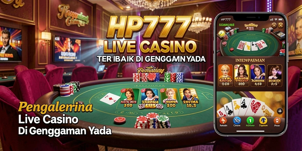 Screenshot gameplay Live Casino HP777 yang mendebarkan.