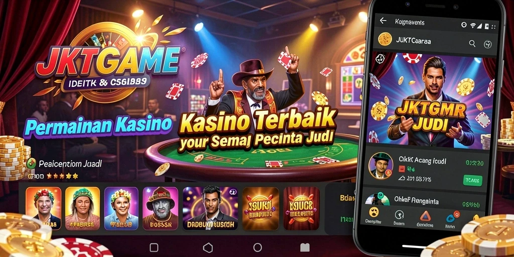 Tangkapan layar JKTGAME menunjukkan permainan kasino seru dan interaktif.