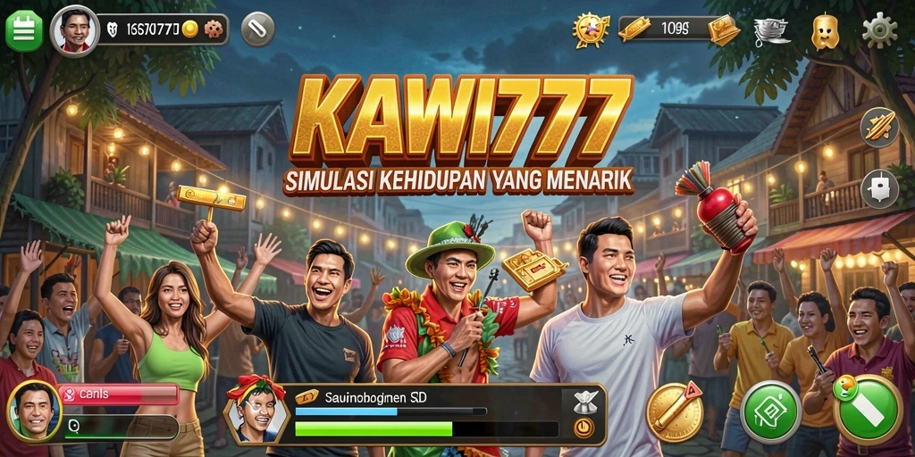 Tampilan gameplay KAWI777 yang menarik dan menyenangkan.