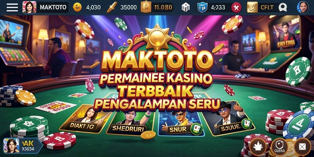 Tampilan utama MAKTOTO menampilkan gameplay menarik dengan grafis yang memukau.