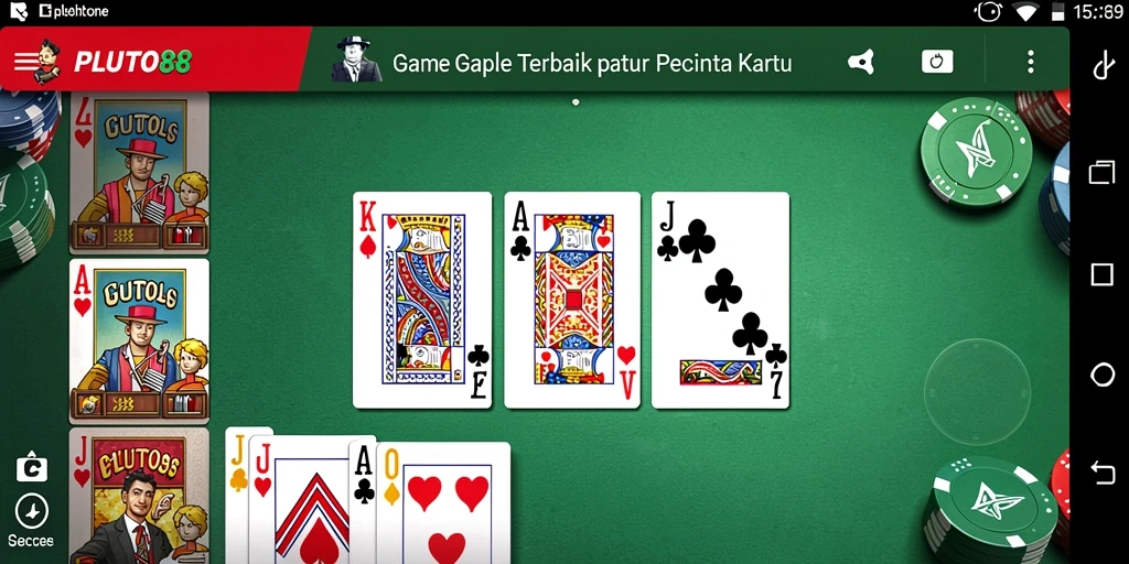 Tampilan gameplay PLUTO88 yang menarik dan interaktif.