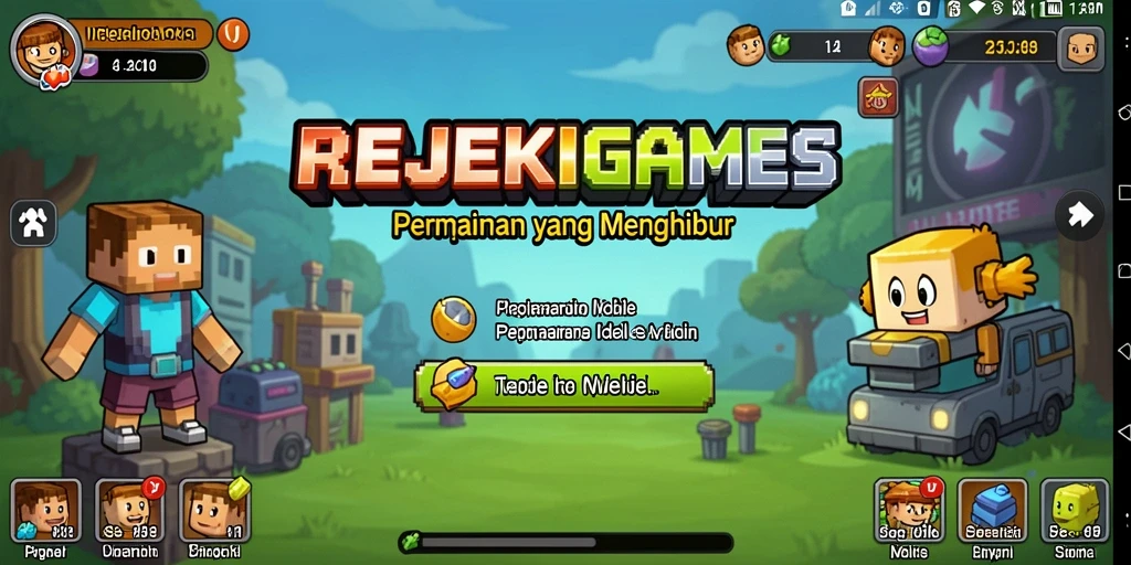Tampilan gameplay <strong>REJEKIGAMES</strong> yang asyik dan santai dalam gaya Idle.