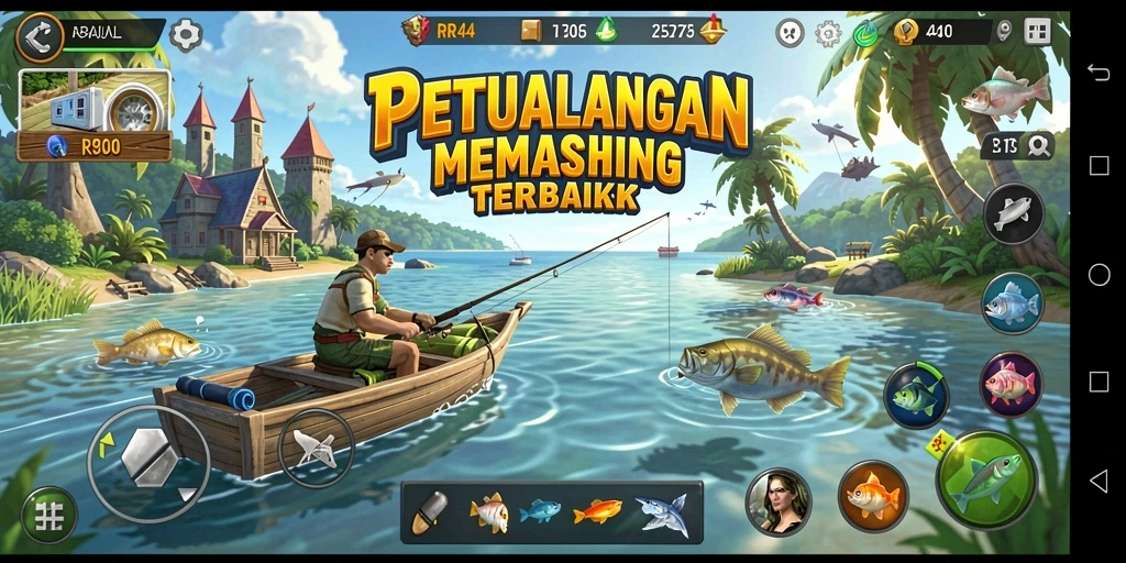 Tangkapan ikan terbesar di game RR44 dengan grafis menakjubkan.