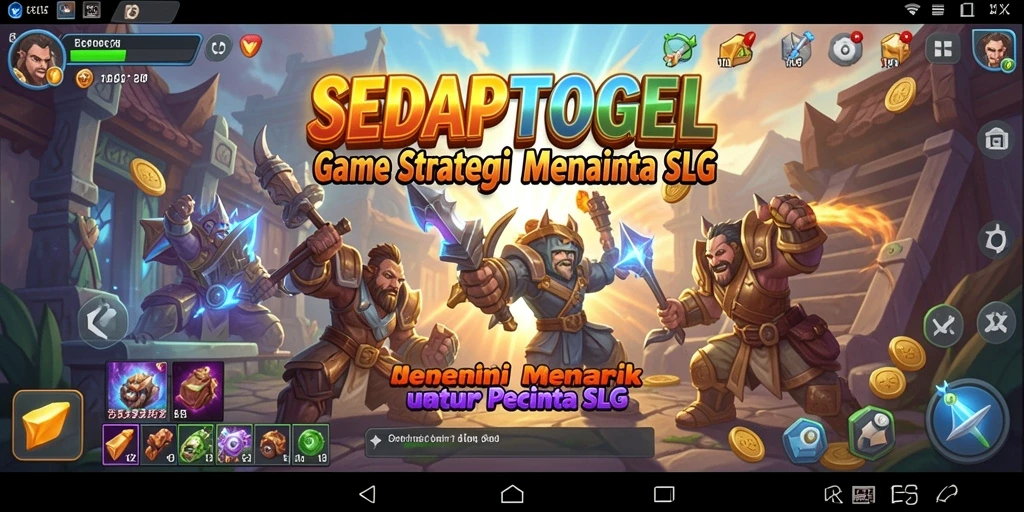 Tampilan permainan SLG yang seru dan menantang di SEDAPTOGEL.