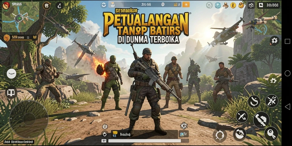 Tampilan gameplay SR6666 menampilkan petualangan seru di dunia terbuka.